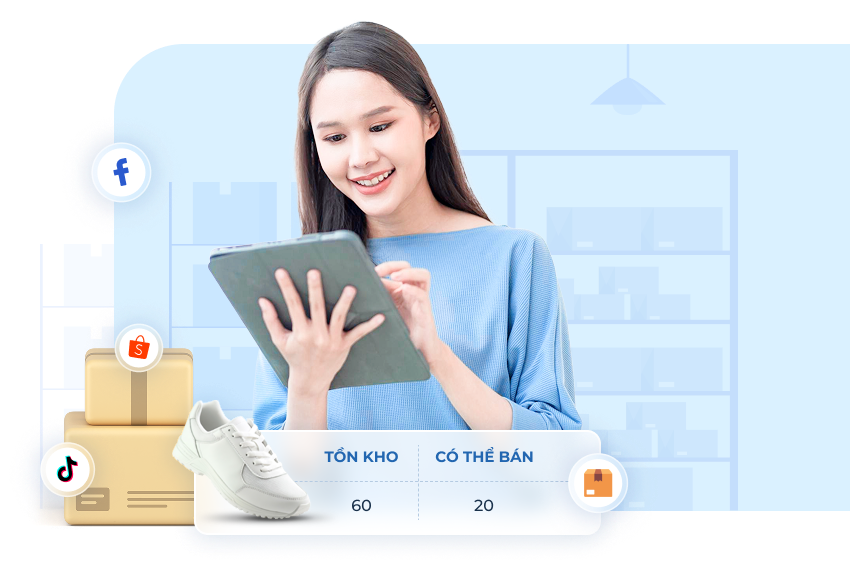 Kiểm kho chính xác, tự động cảnh báo tồn thấp